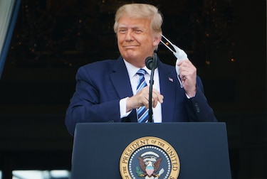 Trump vuelve a la campaña con un acto en la Casa Blanca y dice sentirse ‘genial’
