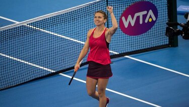 Halep firma en Pekín su primera victoria sobre Sharapova