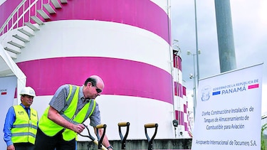Tocumen construye tanques de combustible