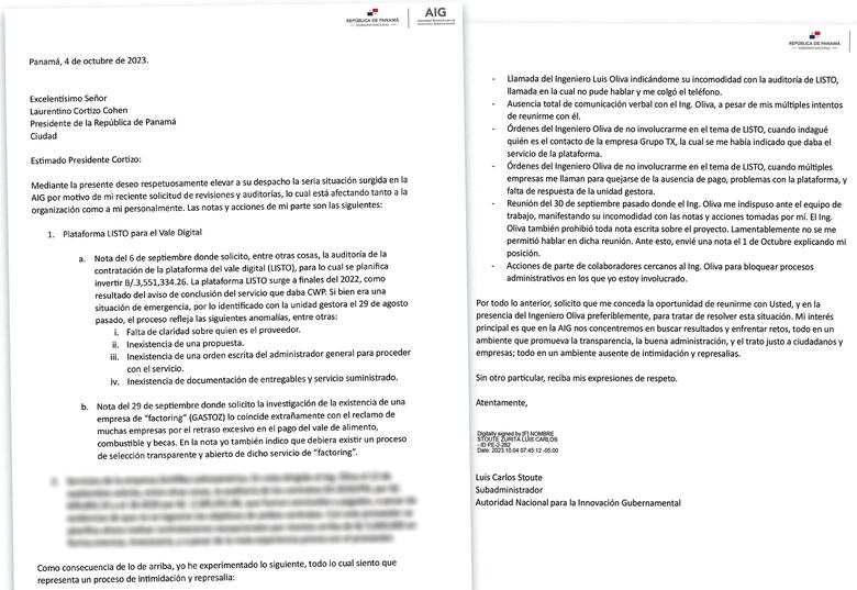 Cortizo y Solís ignoraron irregularidades en la AIG