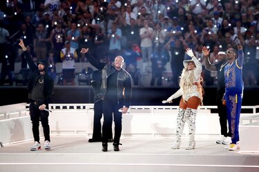 El hip hop se apodera del Super Bowl con Dr. Dre, Snoop Dogg y Eminem