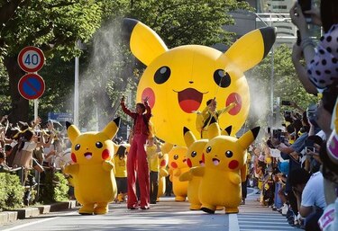 'Pikachu parade' reúne en Yokohama a fans japoneses