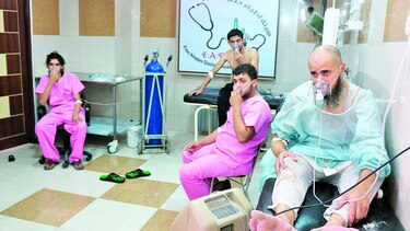 Denuncian ataque químico