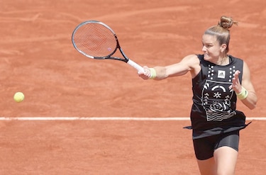 Otra top 10 del tenis femenino se despide del Roland Garros