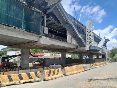 Paro en la construcción frena avance de la Línea 3 del Metro en Panamá Oeste