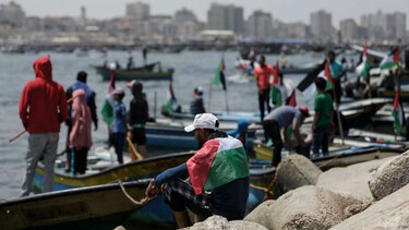 Tropas israelíes se apoderan de barco con manifestantes palestinos