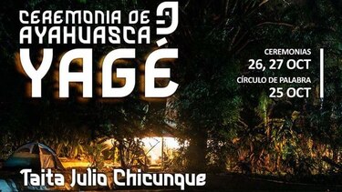Ceremonia en honor a la ayahuasca, en la mira