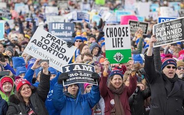 Grupos antiaborto realizan marcha en Washington