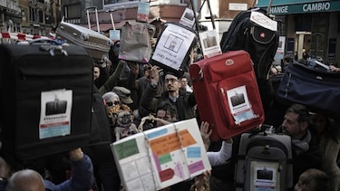 Habitantes de Venecia protestan por condiciones de vida