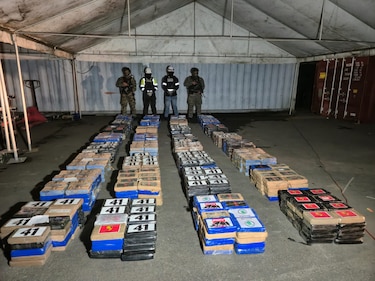 Golpe al narcotráfico: incautan 1,200 kilos de cocaína en Rodman  