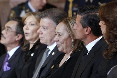 Peña Nieto y Santos despiden a Gabo, hombre de ‘utopías posibles’