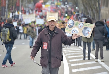 Protesta por reforma jubilatoria en Francia