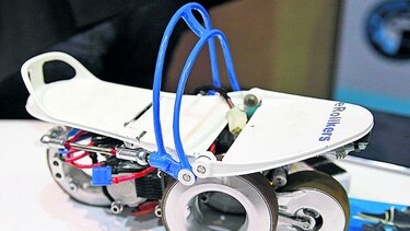 Plataforma electrónica para caminar rápido