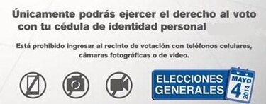 Solo se puede votar con la cédula; extienden vigencia de cédulas vencidas