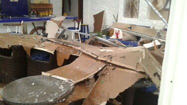 Taboga: Fuertes vientos provocan daños en varias viviendas