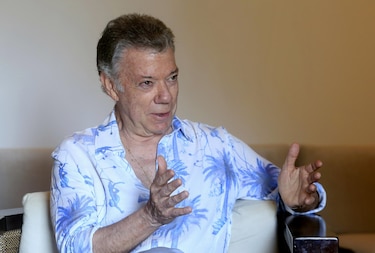 Expresidente colombiano Santos pide a De la Espriella que continúe con el acuerdo de paz