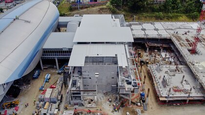 Nueva policlínica de Las Cumbres reporta un avance del 75%