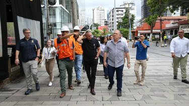 Renovación de calle Uruguay estará completa en marzo de 2020, dice alcalde Fábrega