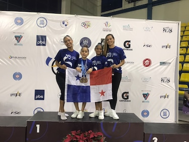 Gimnasia rítmica panameña gana medallas en el Centroamericano