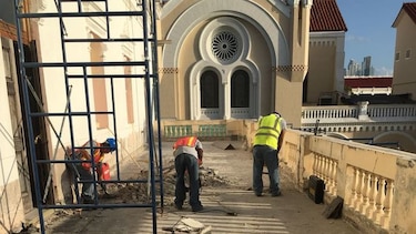 Hay 22% de avance en trabajos de restauración del Teatro Nacional