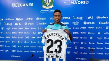‘Estoy contento de estar aquí para ayudar al equipo’, dice Edgar Yoel Bárcenas tras ser presentado en el Leganés