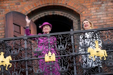 Margarita de Dinamarca celebró sus 50 años de reinado con una fiesta pública