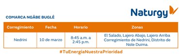 Trabajos de mantenimiento en la red eléctrica del 10 al 16 de marzo de 2025