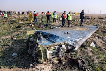 Para Estados Unidos un misil es la probable causa del accidente aéreo en Irán
