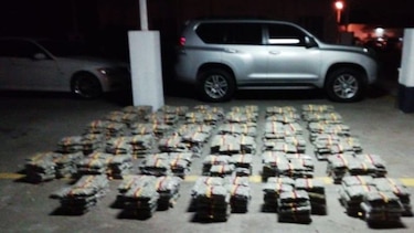 Decomisan 866 paquetes de presunta droga en San Carlos
