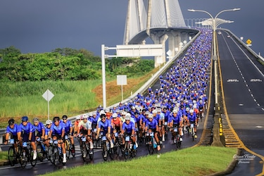 Más de 5,000 ciclistas participarán en el Gran Fondo Océano a Océano Panamá 2024