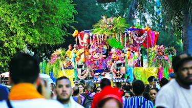 El Ratha Yatra se manifiesta en la capital