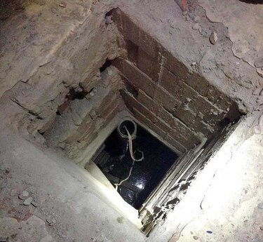 Hallan túnel bajo frontera EU-México