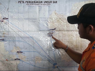 Objetos detectados en el mar no proceden del  avión de  AirAsia