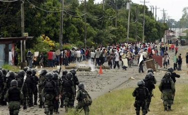 Ministerio de la Presidencia compró al SPI $15 millones en municiones y equipos antidisturbios