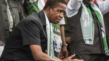 Presidente de Zambia reelecto en la primera vuelta