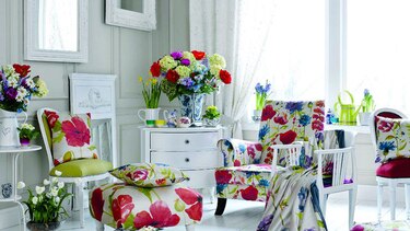 Flores y alegría en la casa