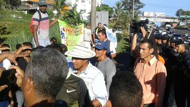 Protestan contra desalojos en Arraiján