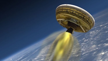 NASA prueba por segunda vez su 'platillo volador' para llevar humanos a Marte