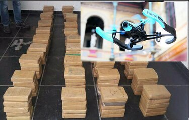 Narcotraficantes envían cocaína a Panamá con drones: Policía de Colombia
