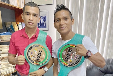 Peñalba y Pedroza confían en volver de Guyana con los títulos
