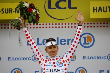 Pogacar: ‘Me dio un poco de miedo esprintar contra Van der Poel’