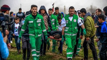 Cuatro palestinos muertos en aniversario de protestas en frontera entre Gaza e Israel