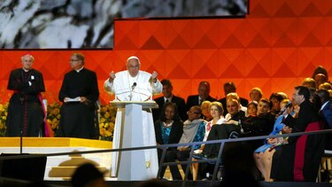 El Papa se reunió con víctimas de abusos sexuales en Filadelfia