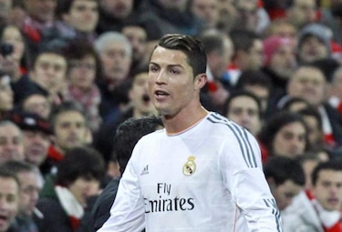 Real Madrid empata ante el Athletic, Cristiano Ronaldo fue expulsado