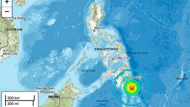 Sismo de magnitud 6.9 sacude el sur de Filipinas