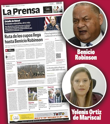 La Antai multó a ‘La Prensa’ por publicar esta noticia sobre Benicio Robinson 