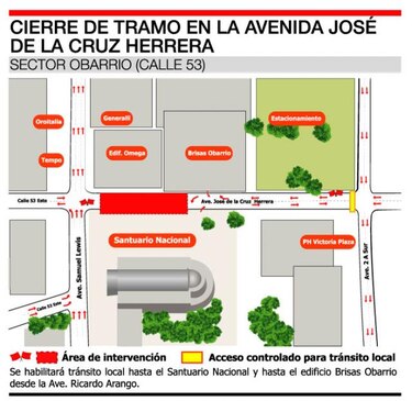 Cerrarán durante ocho meses un tramo de la avenida José de la Cruz Herrera