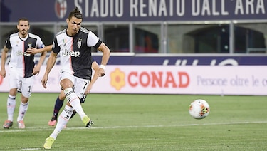 Cristiano Ronaldo volvió al gol y la Juve ganó por 2-0 en el regreso de la Serie A 
