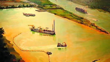 Las pinturas de la ampliación