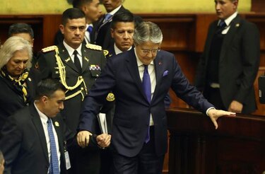 Parlamento de Ecuador suspende la sesión del juicio político contra el presidente Guillermo Lasso